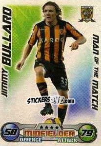 Sticker Jimmy Bullard - English Premier League 2008-2009. Match Attax Extra n. 140 - Topps
