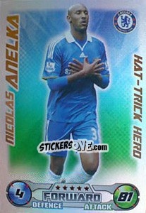 Figurina Nicolas Anelka - English Premier League 2008-2009. Match Attax Extra - Topps