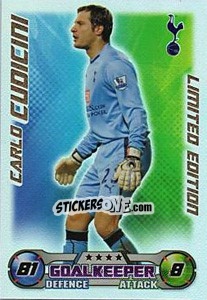 Sticker Carlo Cudicini - English Premier League 2008-2009. Match Attax Extra - Topps