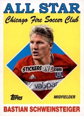 Sticker Bastian Schweinsteiger - MLS 2018
 - Topps