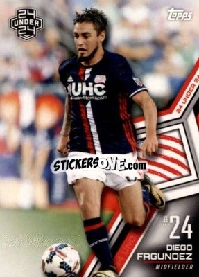 Sticker Diego Fagundez - MLS 2018
 - Topps