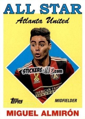 Sticker Miguel Almiron - MLS 2018
 - Topps