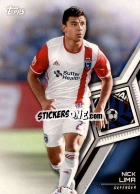 Sticker Nick Lima - MLS 2018
 - Topps