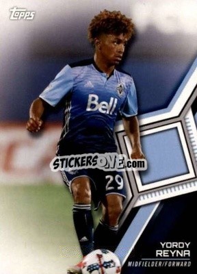 Sticker Yordy Reyna - MLS 2018
 - Topps