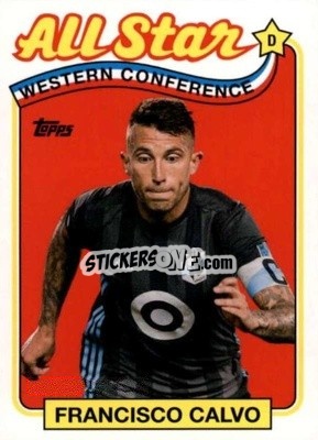 Sticker Francisco Calvo - MLS 2019
 - Topps