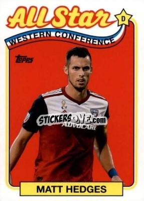 Sticker Matt Hedges - MLS 2019
 - Topps