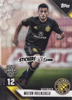 Sticker Milton Valenzuela - MLS 2019
 - Topps