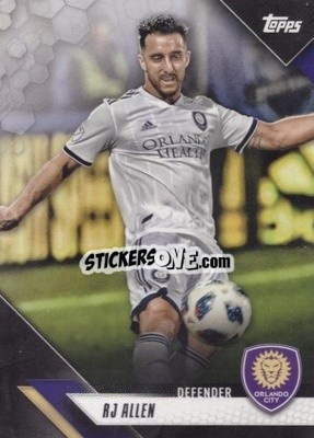 Sticker RJ Allen - MLS 2019
 - Topps