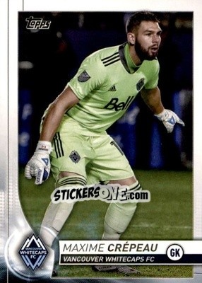 Sticker Maxime Crepeau - MLS 2020
 n. 118 - Topps