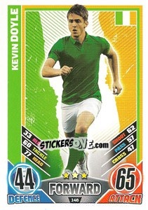 Sticker Kevin Doyle - England 2012. Match Attax n. 146 - Topps