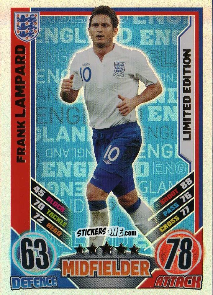 Sticker Frank Lampard - England 2012. Match Attax n. LE-I1 - Topps