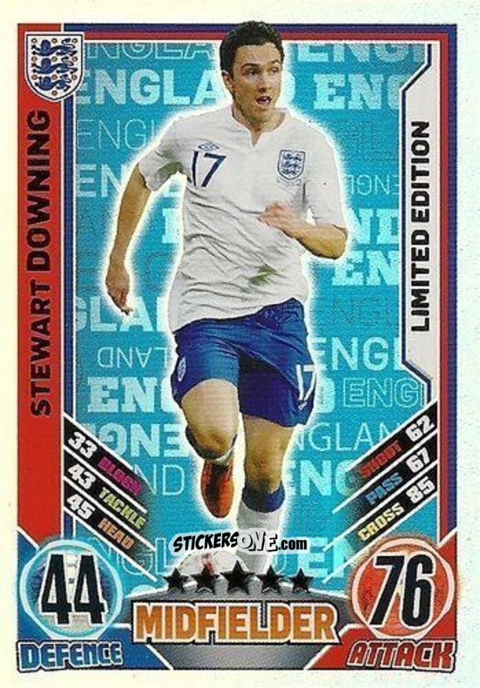 Cromo Stewart Downing - England 2012. Match Attax n. LE5 - Topps