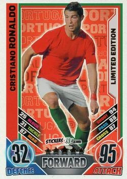 Sticker Cristiano Ronaldo - England 2012. Match Attax n. LE11 - Topps
