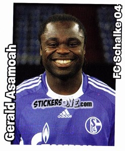 Sticker Gerald Asamoah - German Football Bundesliga 2008-2009 - Panini