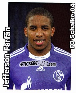 Sticker Jefferson Farfan - German Football Bundesliga 2008-2009 - Panini