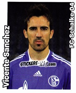 Sticker Vicente Sanchez - German Football Bundesliga 2008-2009 - Panini