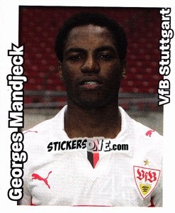 Sticker Georges Mandjeck - German Football Bundesliga 2008-2009 - Panini