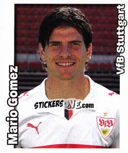 Sticker Mario Gomez - German Football Bundesliga 2008-2009 n. 461 - Panini