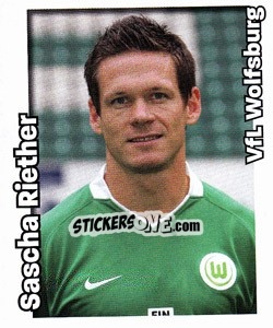 Sticker Sascha Riether - German Football Bundesliga 2008-2009 - Panini