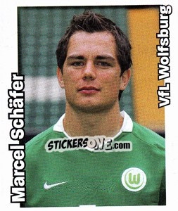 Cromo Marcel Schäfer - German Football Bundesliga 2008-2009 - Panini