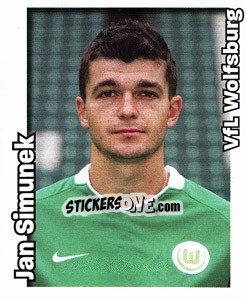 Sticker Jan Simunek - German Football Bundesliga 2008-2009 - Panini