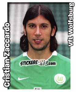Sticker Cristian Zaccardo - German Football Bundesliga 2008-2009 - Panini