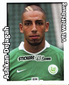 Sticker Ashkan Dejagah - German Football Bundesliga 2008-2009 - Panini