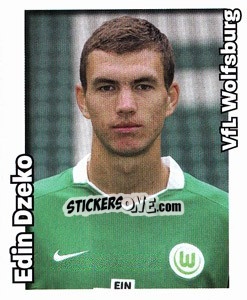 Sticker Edin Dzeko - German Football Bundesliga 2008-2009 - Panini