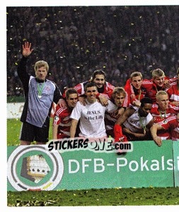 Sticker Borussia Dortmund-FC Bayern Munchen 1:2 n.V. (1:1, 0:1) - German Football Bundesliga 2008-2009 n. 493 - Panini