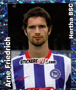 Cromo Arne Friedrich - German Football Bundesliga 2008-2009 - Panini