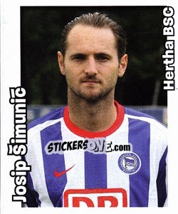 Sticker Josip Simunic - German Football Bundesliga 2008-2009 - Panini