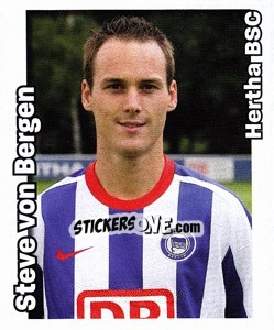 Sticker Steve von Bergen - German Football Bundesliga 2008-2009 n. 17 - Panini