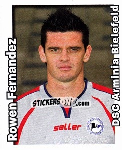 Cromo Rowen Fernandez - German Football Bundesliga 2008-2009 - Panini