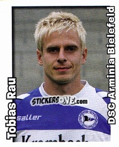 Sticker Tobias Rau - German Football Bundesliga 2008-2009 - Panini