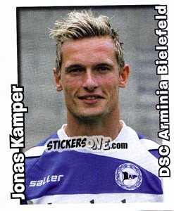 Sticker Jonas Kamper - German Football Bundesliga 2008-2009 - Panini