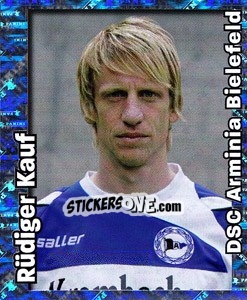 Sticker Rüdiger Kauf - German Football Bundesliga 2008-2009 n. 49 - Panini