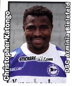 Sticker Christopher Katongo - German Football Bundesliga 2008-2009 - Panini