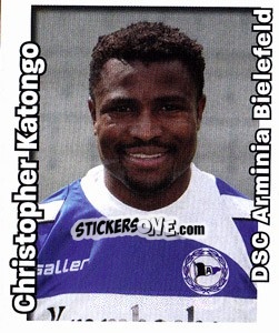 Sticker Christopher Katongo - German Football Bundesliga 2008-2009 n. 55 - Panini