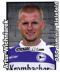 Sticker Artur Wichniarek - German Football Bundesliga 2008-2009 n. 57 - Panini