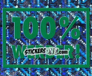 Sticker 100 % WERDER