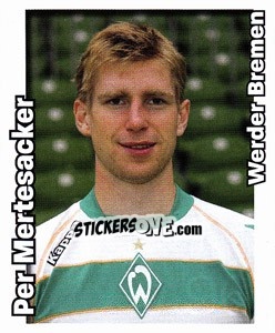 Cromo Per Mertesacker - German Football Bundesliga 2008-2009 - Panini