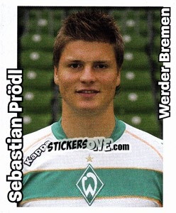 Sticker Sebastian Prödl - German Football Bundesliga 2008-2009 - Panini