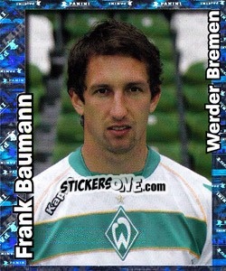 Cromo Frank Baumann - German Football Bundesliga 2008-2009 - Panini