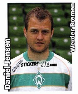 Cromo Daniel Jensen - German Football Bundesliga 2008-2009 - Panini
