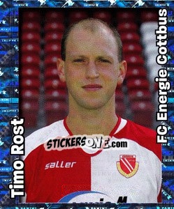 Sticker Timo Rost - German Football Bundesliga 2008-2009 - Panini