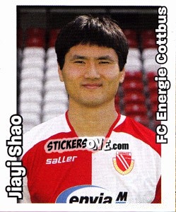 Sticker Jiayi Shao - German Football Bundesliga 2008-2009 - Panini
