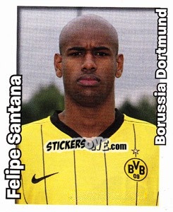 Sticker Felipe Santana - German Football Bundesliga 2008-2009 - Panini