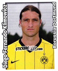 Cromo Diego Fernando Klimowicz - German Football Bundesliga 2008-2009 - Panini