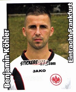 Sticker Benjamin Köhler - German Football Bundesliga 2008-2009 - Panini