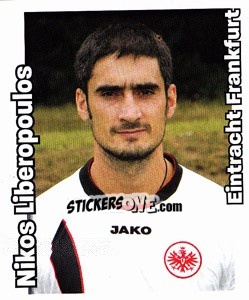 Sticker Nikos Liberopoulos - German Football Bundesliga 2008-2009 - Panini